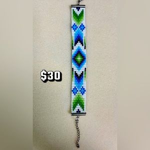 Homemade beaded bracelet